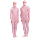 嘉柏利通L-3113X粉色三连体洁净服