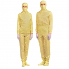 嘉柏利通F-1115W黄色套头式分体洁净服