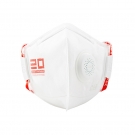 朝美2002白色头戴式带阀KN95防尘口罩