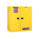 Justrite杰斯瑞特8992701双开门式立式圆桶存储柜115加仑