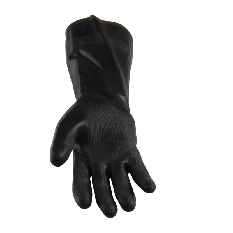 MAPA Technic450-6氯丁橡胶植绒防化手套图片1