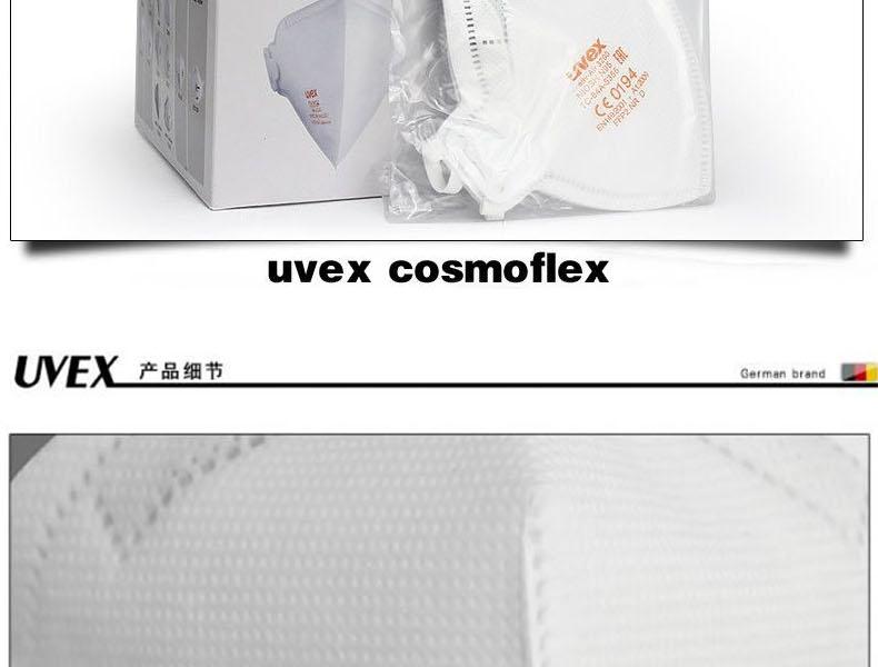UVEX优唯斯8733200折叠式FFP2防尘口罩图片8