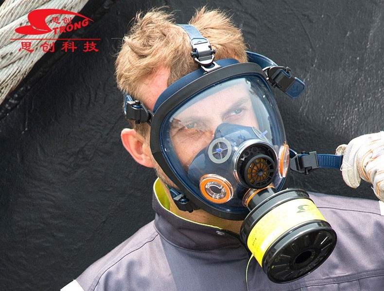思创ST-S100X-2橡胶全面罩防毒面具图片1