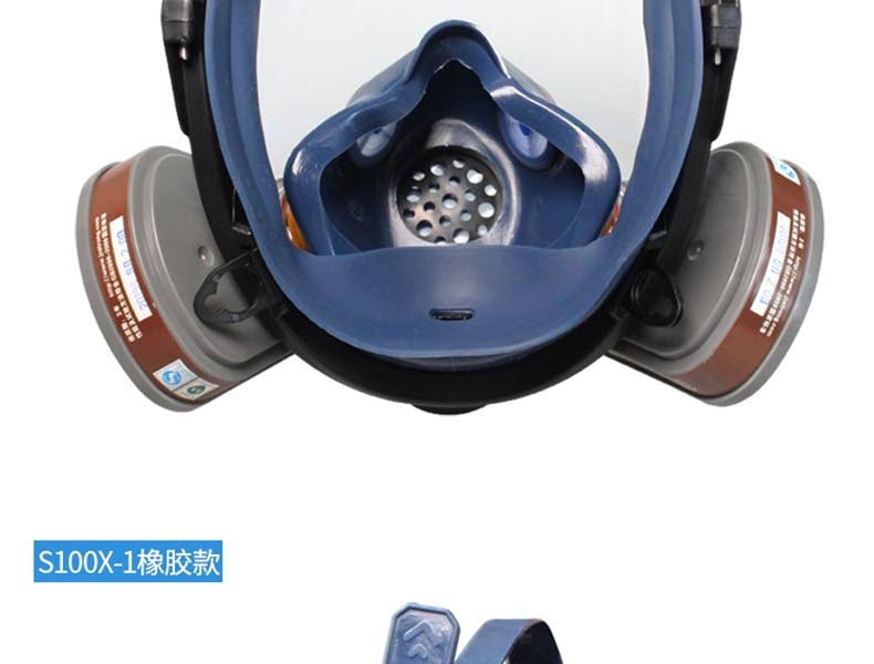 思创ST-S100-1硅胶球面防毒面具图片17