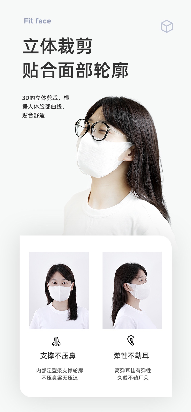 大胜3D立体成人一次性口罩图片7