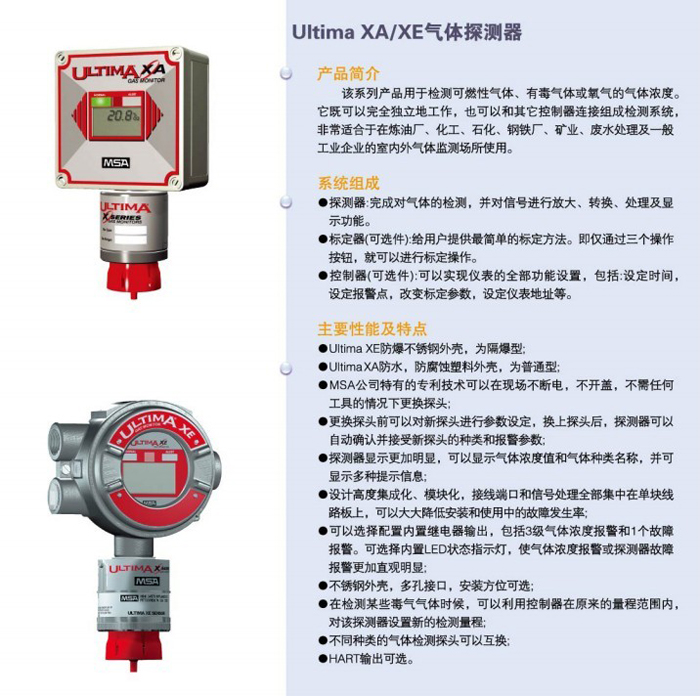 梅思安UltimaXA有毒气体探测器图片1