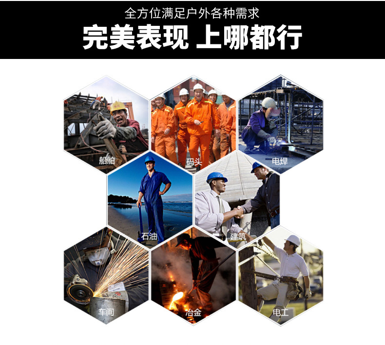 祥安XA-896B防砸防刺穿防滑劳保鞋图片2