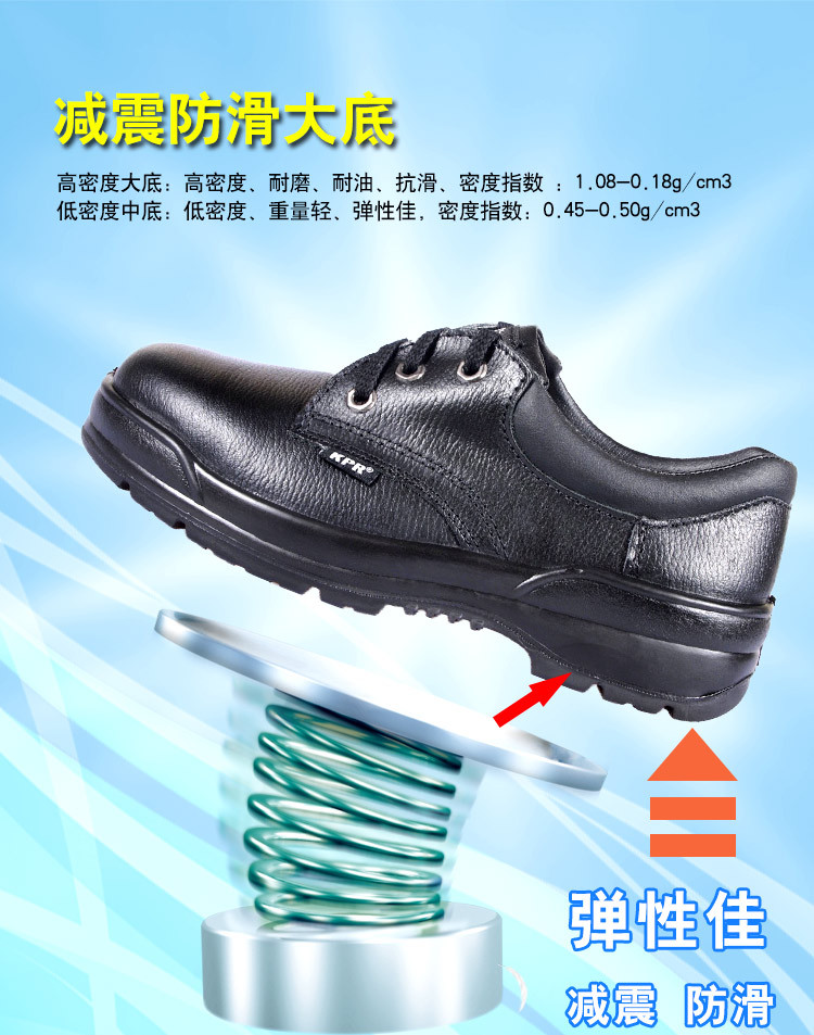 尊王A-010防砸防刺穿电绝缘劳保鞋图片12