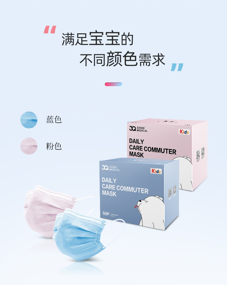 三奇儿童一次性口罩图片12
