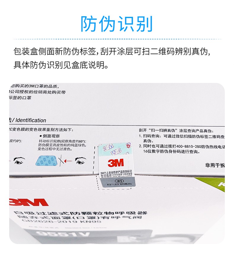 3M9551V折叠式防颗粒物防尘口罩图片9