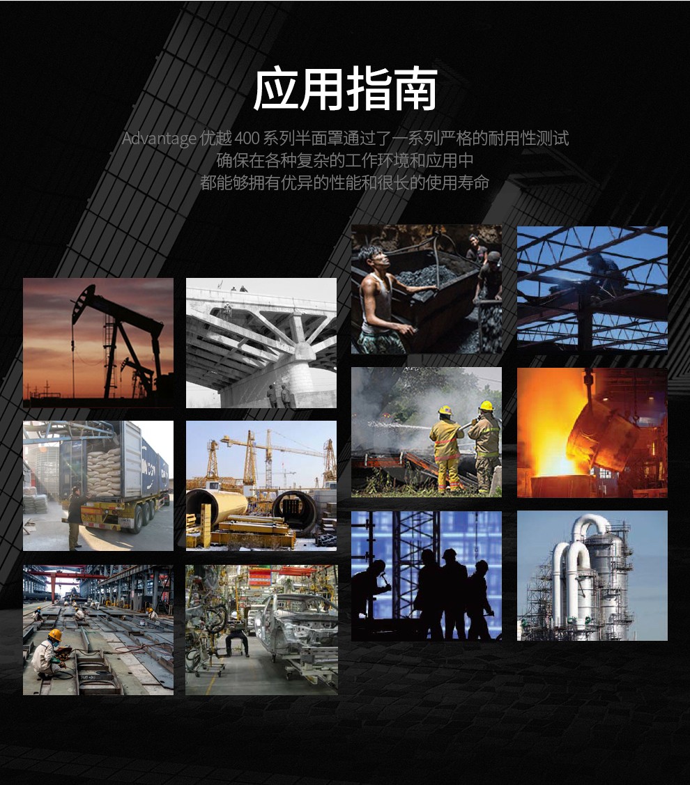 梅思安10146377Advantage420半面罩呼吸器(老编号10102273) 小号防毒面具图片15