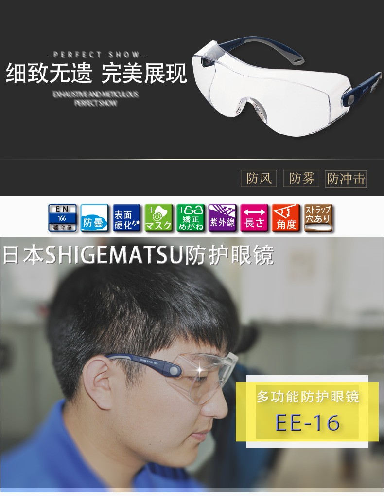 重松EE-16护目镜图1