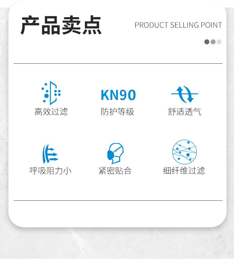 思创ST-A9007KN95防尘口罩图1