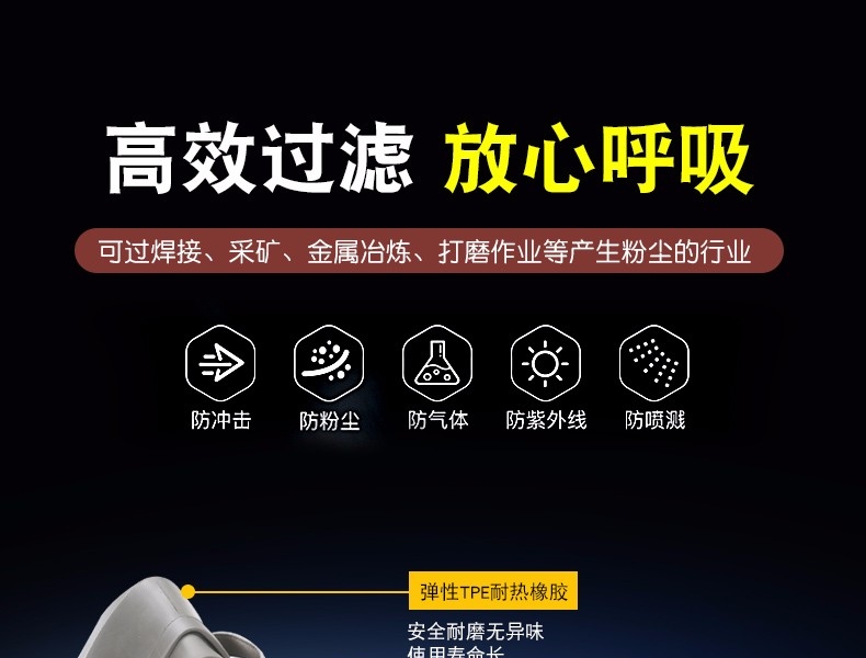 普达FC-8005防尘面具图5