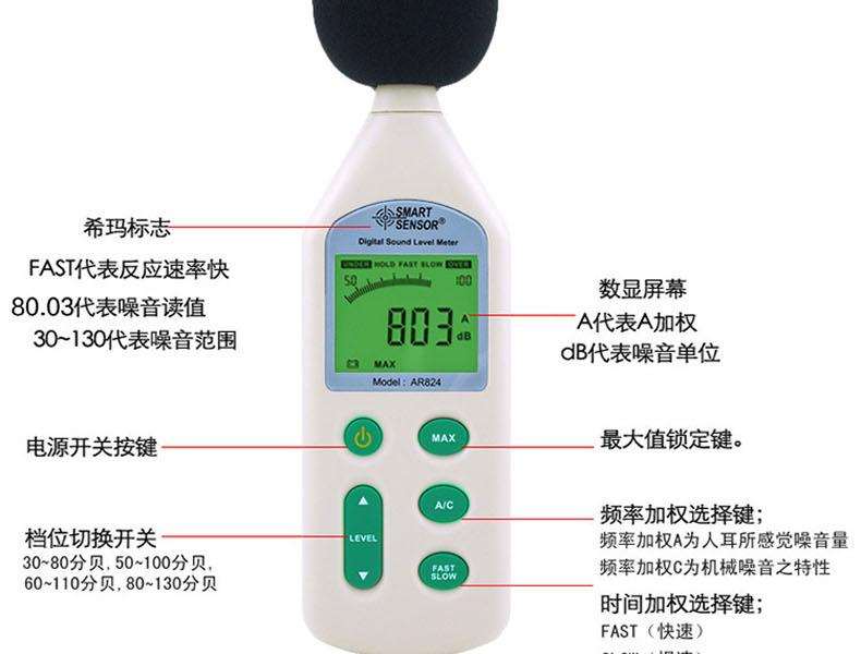 希玛AR824声级计图7