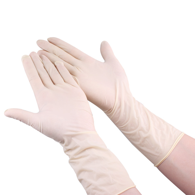 英科LGBCM1002白色乳胶医用手套图片