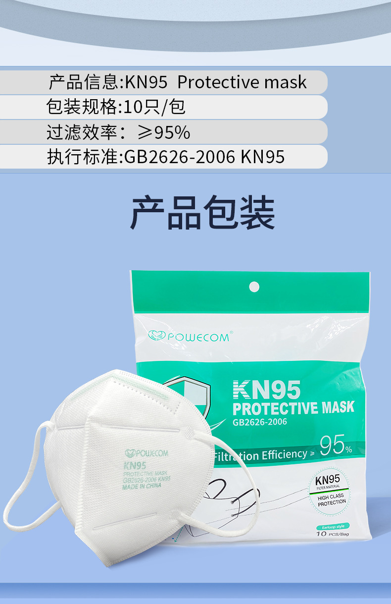 保为康KN95防尘口罩图片3