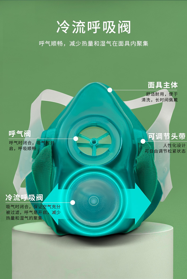 保为康8200过滤式防尘面具图片4
