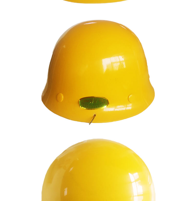 盾牌黄色防冲击矿工安全帽图片4