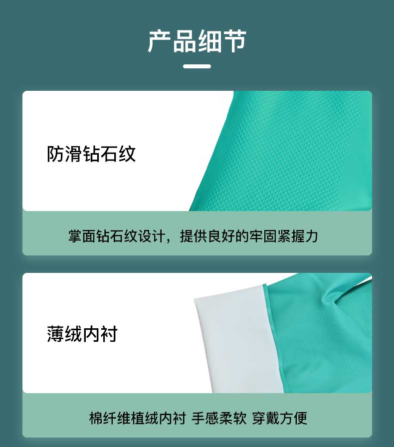 LANON兰浪SR101耐油丁腈防化手套图片2
