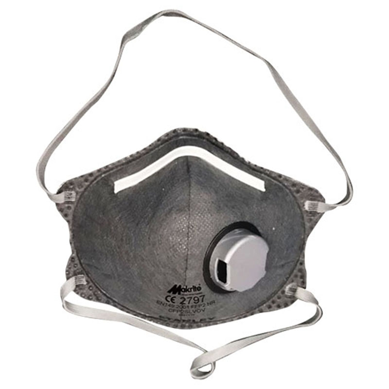 麦特瑞CFP2SLVOV活性炭折叠式杯状带阀防尘口罩图片