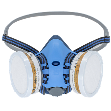 高玛GM-0503E自吸过滤式双滤盒半面罩防毒面具图片1