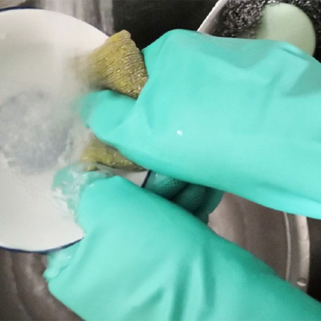 多给力OP-358绿色耐油耐酸碱防化手套图片1
