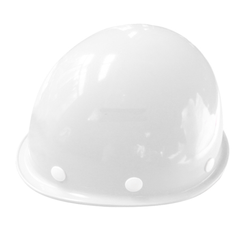桉叶AY9101玻璃钢圆顶安全帽图片1
