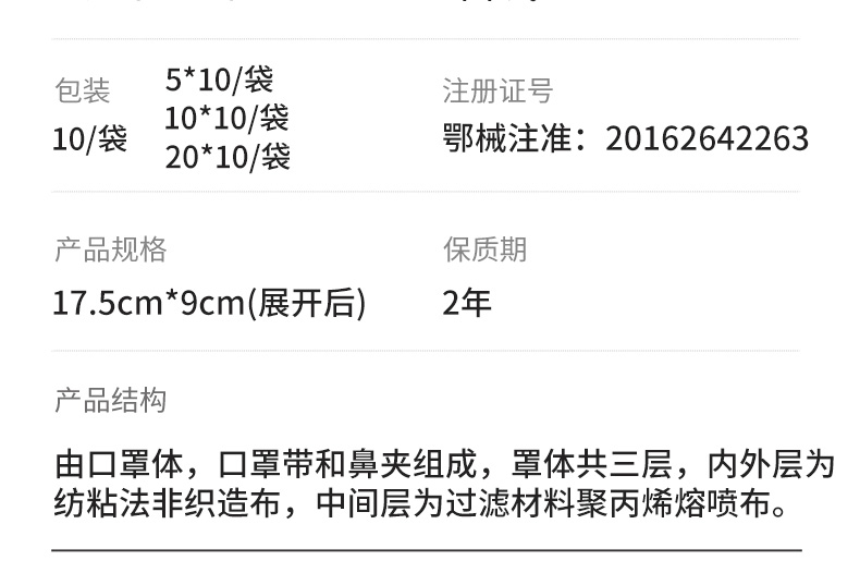 奥美医疗医用外科口罩图片