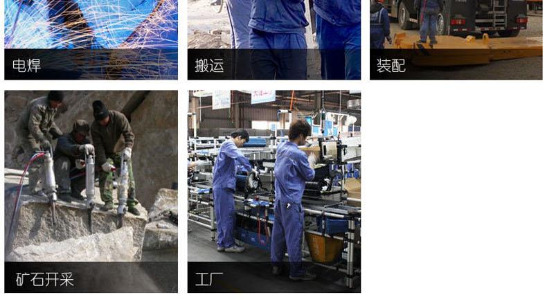 焊兽4150-16二层原色加长电焊手套图片5