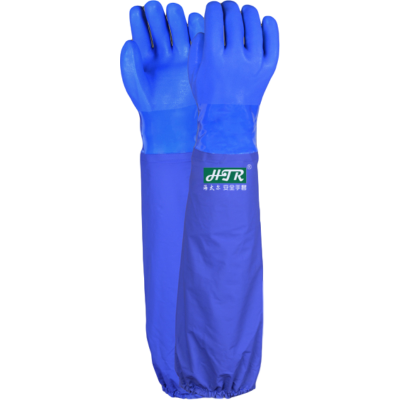 海太尔10-236 PVC安全袖防化手套图片