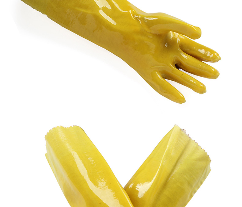 春蕾045（45-4）棉毛浸塑PVC手套图片2