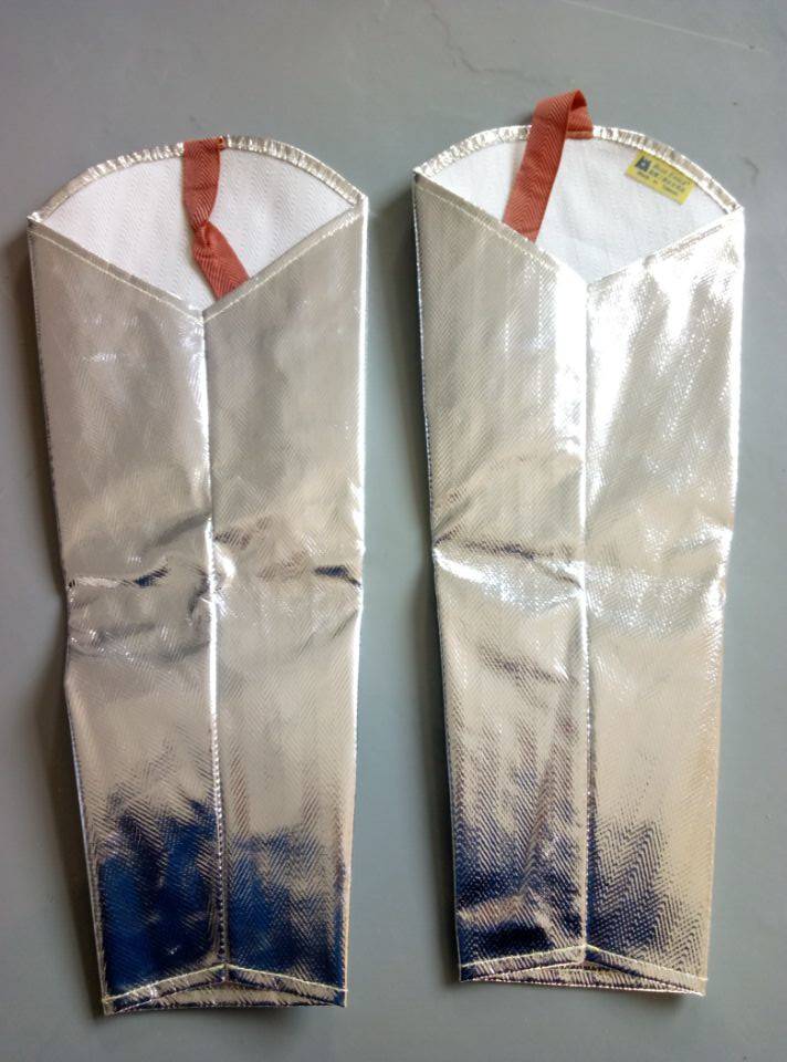 蓝鹰AL8标准铝箔布耐高温套袖图片2