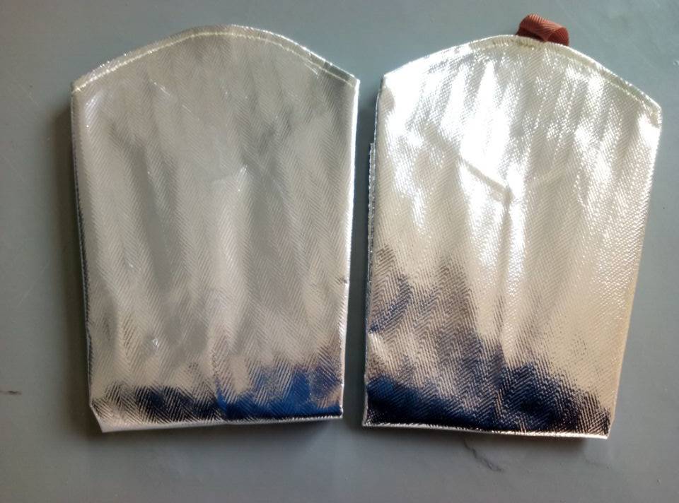 蓝鹰AL8标准铝箔布耐高温套袖图片4