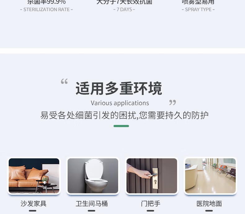 霍尼韦尔MACMOLY小7物表抗菌喷雾4