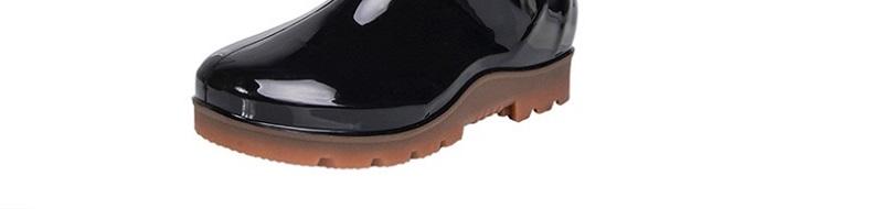 回力868黑色PVC防滑雨靴图片13