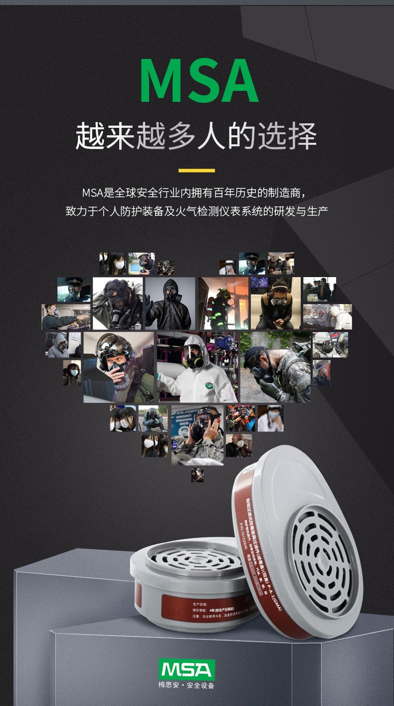 梅思安10120742滤毒盒4