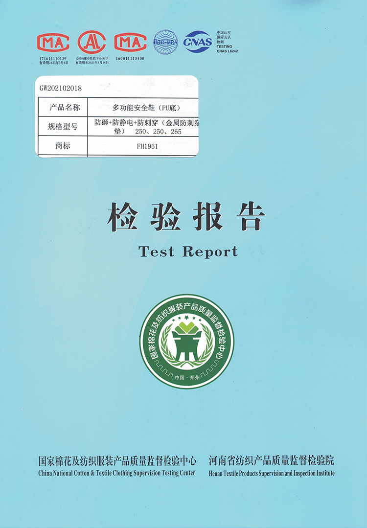 飞鹤FH-D-0101防砸防刺穿安全鞋5