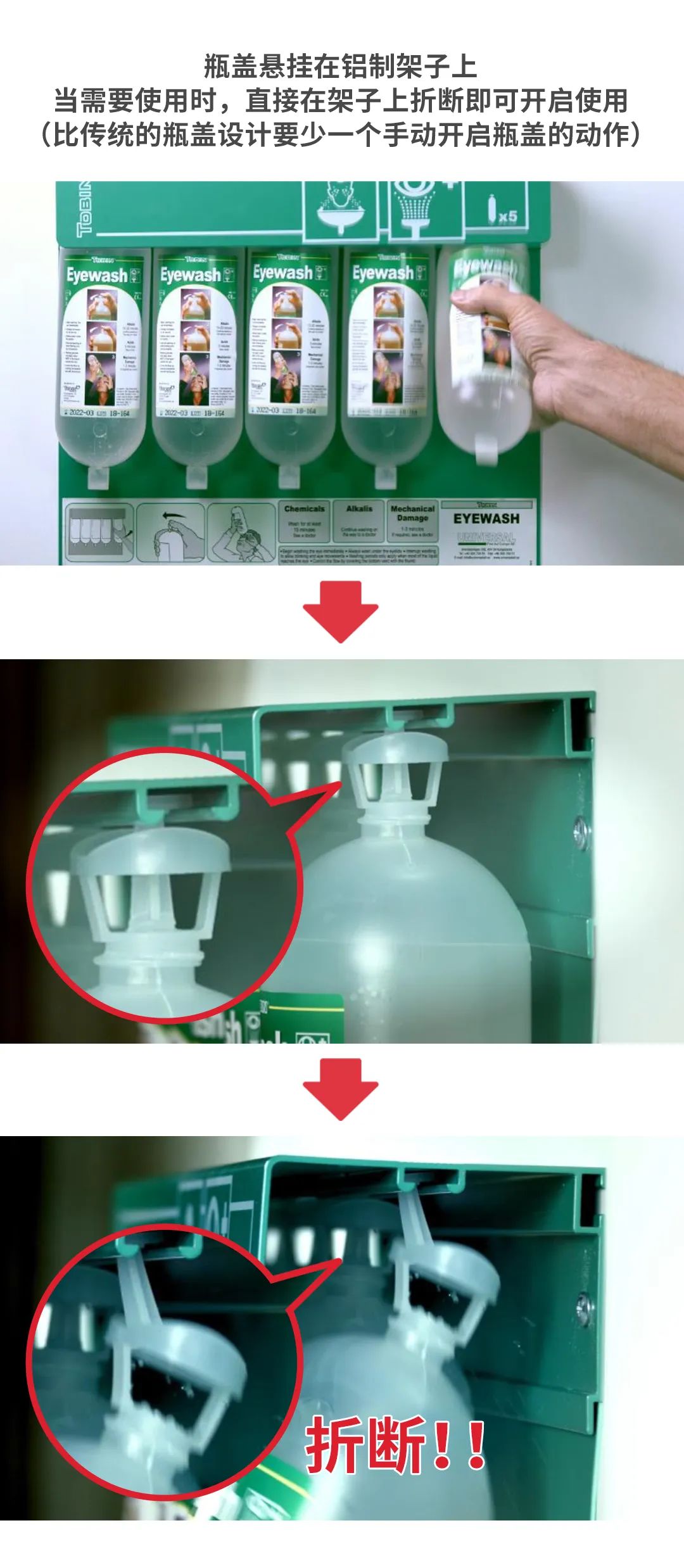 霍尼韦尔TOBIN洗眼液使用方法 霍尼韦尔洗眼液配置3