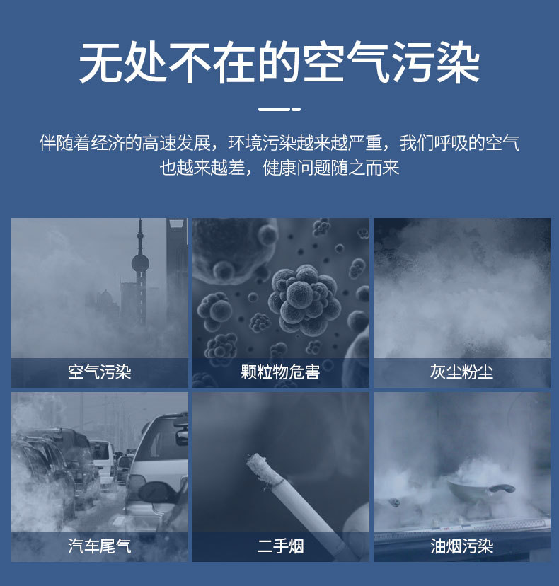 定和DH9515耳带式活性炭KN95防尘口罩3