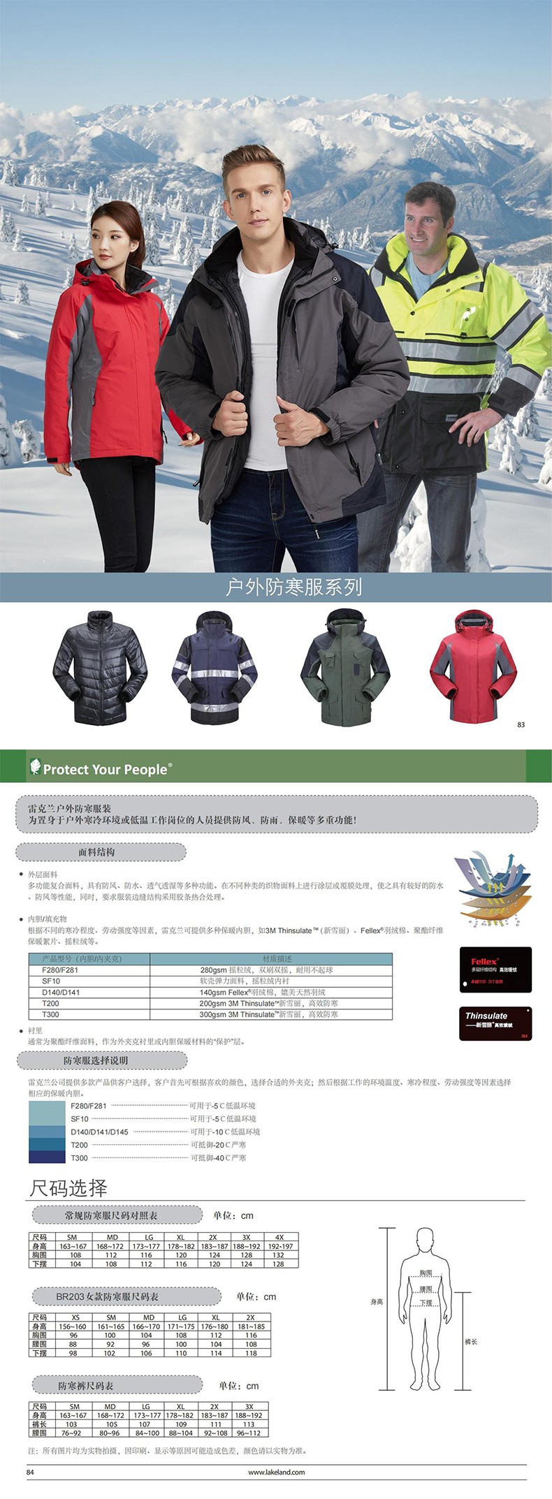 雷克兰SF10摇粒绒内衬防寒服图片1