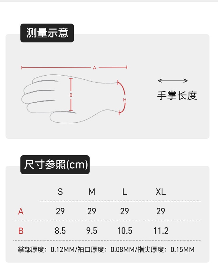 PIP 62-621PF蓝色防滑耐磨一次性乳胶手套图片8