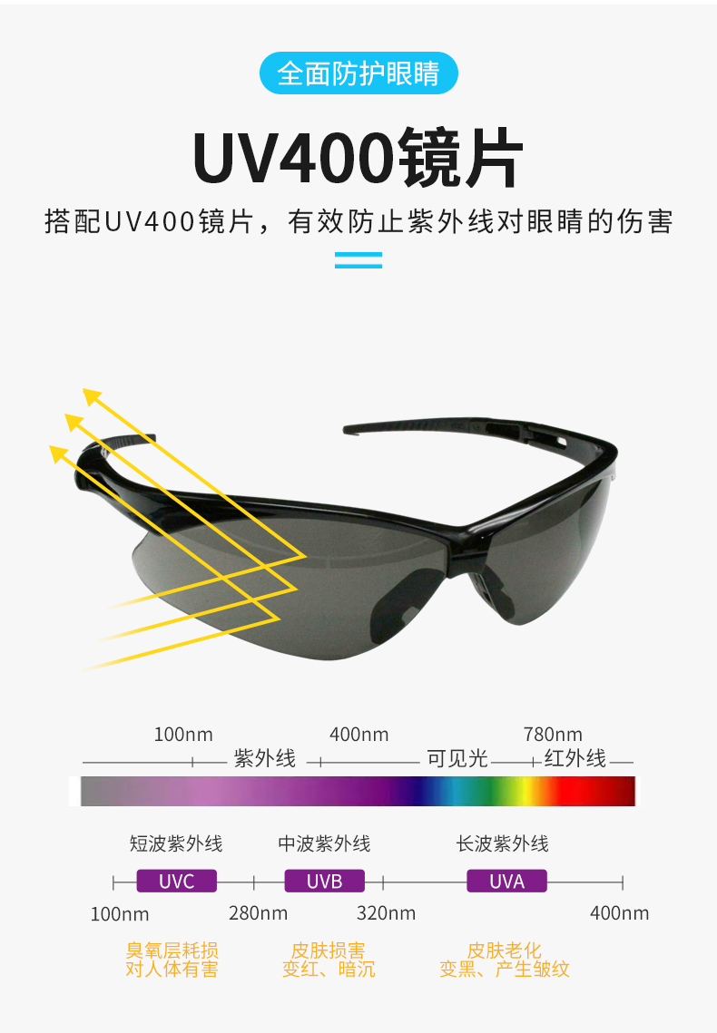 PIP 250-AN-10111防雾防刮擦防护眼镜图片3