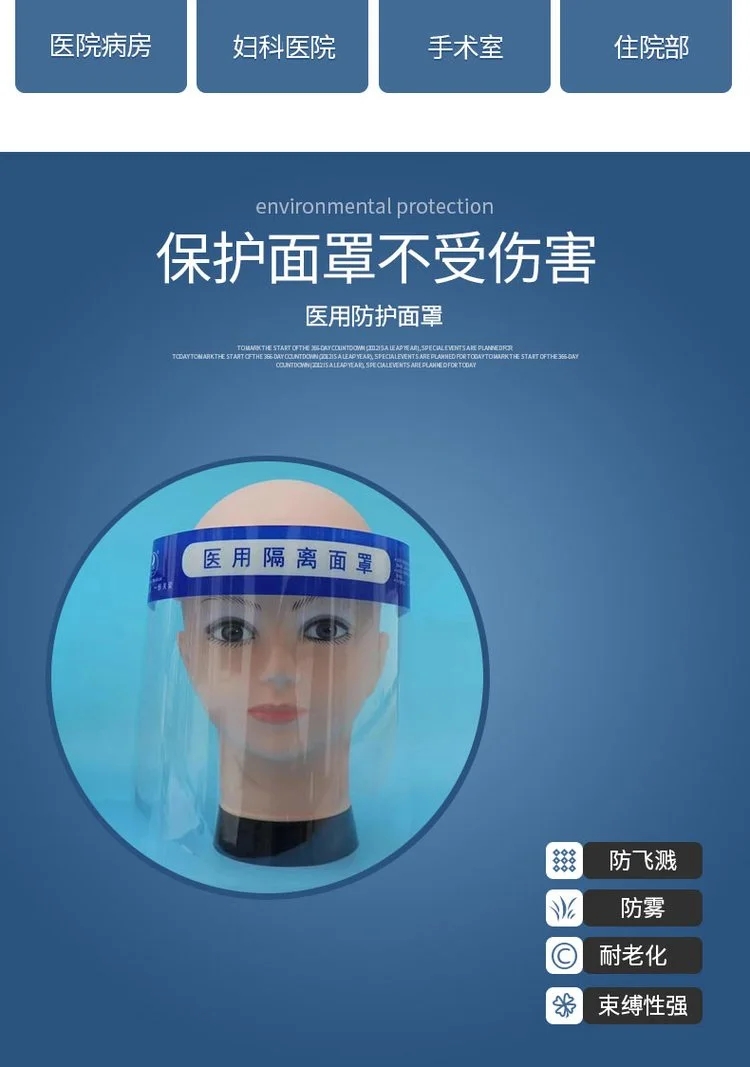 中蓝一次性医用隔离面罩3