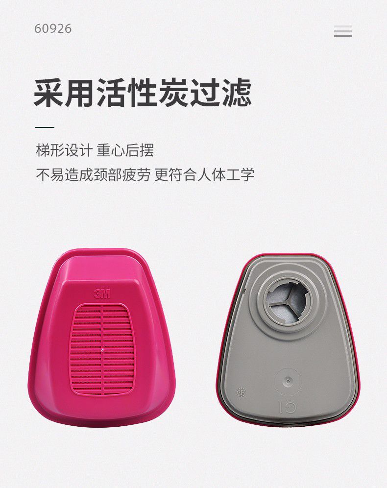 3M 60926高浓度多功能滤毒盒2