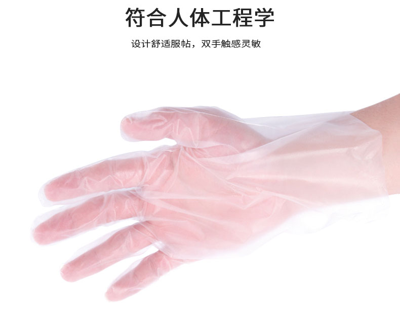 麦迪康1210食品专用一次性CPE手套图片4