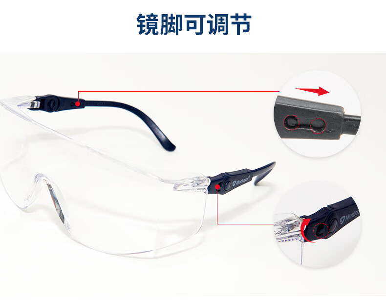 麦迪康2999防飞溅防护眼镜图片4