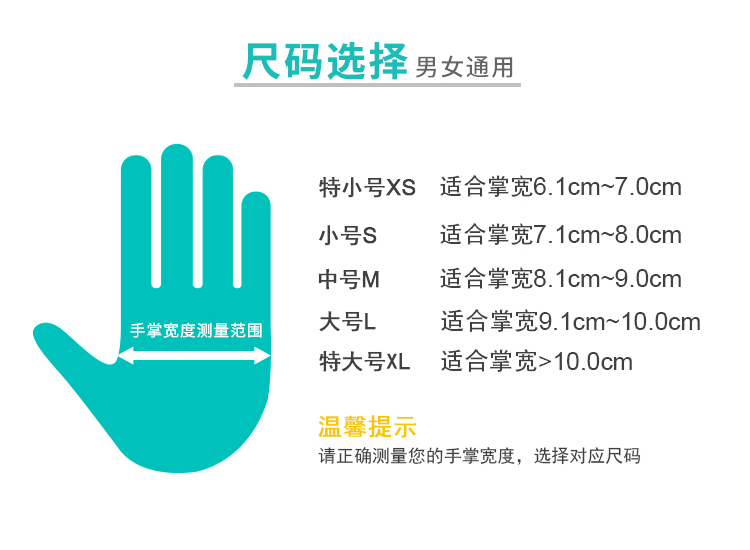塞莫诗LM903MW一次性医用橡胶检查手套图片6