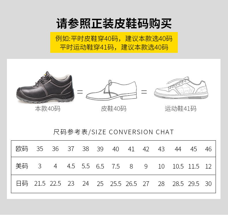 Safety Jogger鞍琸宜810300防砸防刺穿劳保鞋图片3