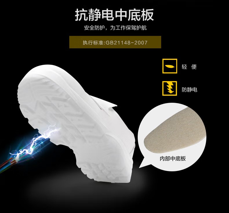 赛狮S4002防砸防静电安全鞋3